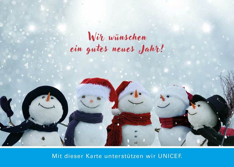 Lustiges Schnee-Trüppchen