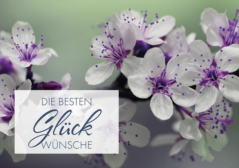 Glück und Blume