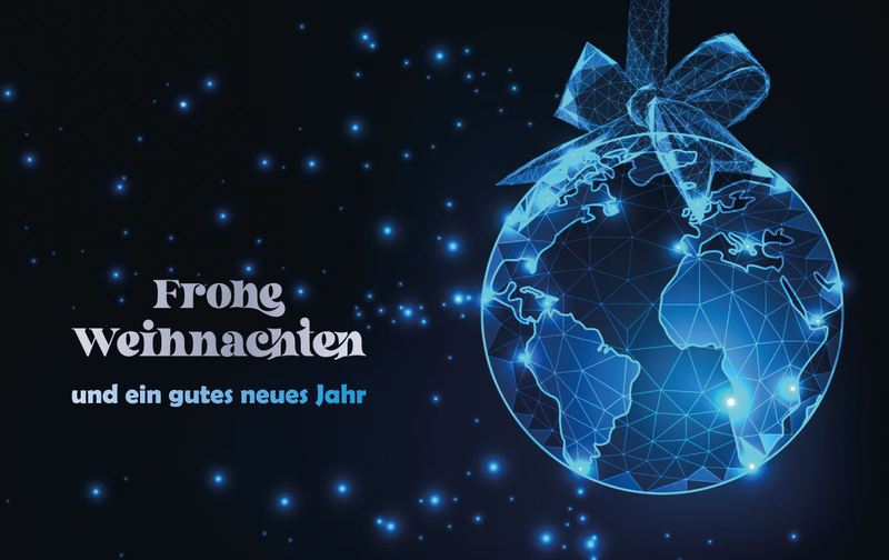 Globale Weihnachtskugel