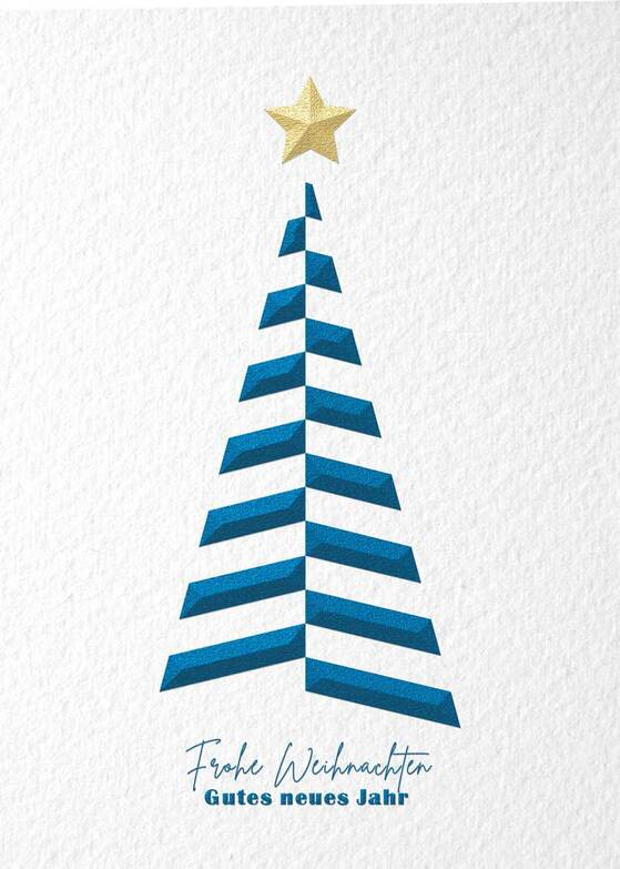 Weihnachtskarte: Optik