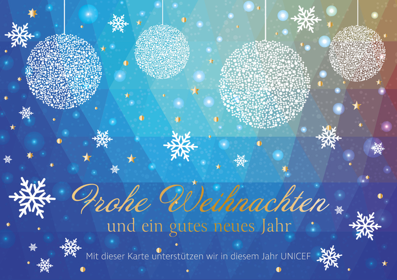 Weihnachtskarte: Mystische Nacht
