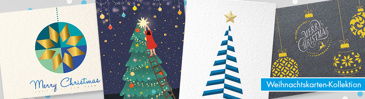 Weihnachtskarten-Kollektion