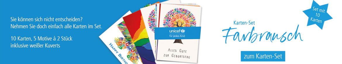 Unicef Grußkarten-Set