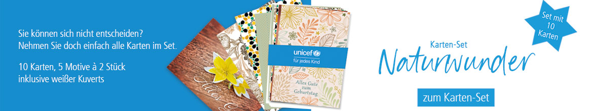 Unicef Grußkarten-Set