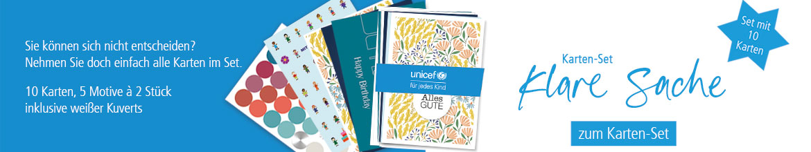 Unicef Grußkarten-Set