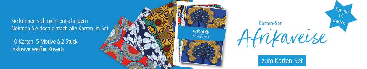 Unicef Grußkarten-Set